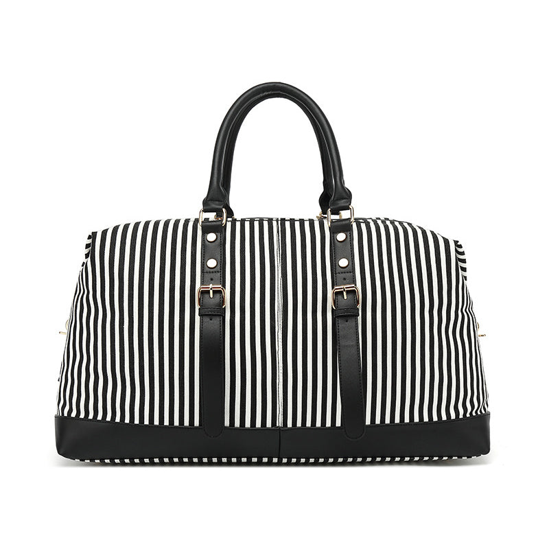 Stylish Canvas Duffle Bag Waterproof Canvas Travel Bag Women Canvas Gym Bag Weekender Bag YY957-3
