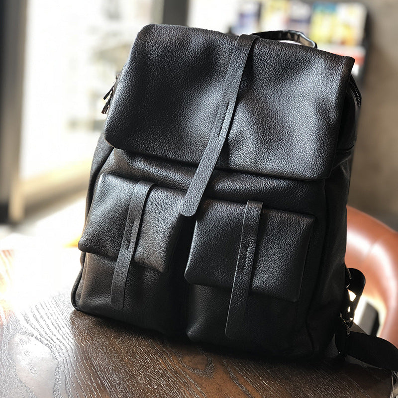Stylish Full Grain Leather Backpack Natural Cow Leather Travel Backpack Women Leather School Backpack TSM1931