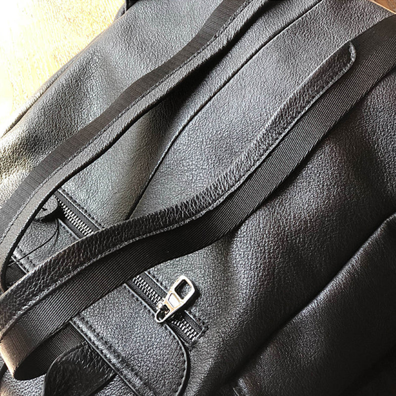 Stylish Full Grain Leather Backpack Natural Cow Leather Travel Backpack Women Leather School Backpack TSM1931