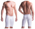 Mundo Unico Men's Underwear 1200100300 (1212010030300) Boxer Briefs Cristalino Microfiber Color White