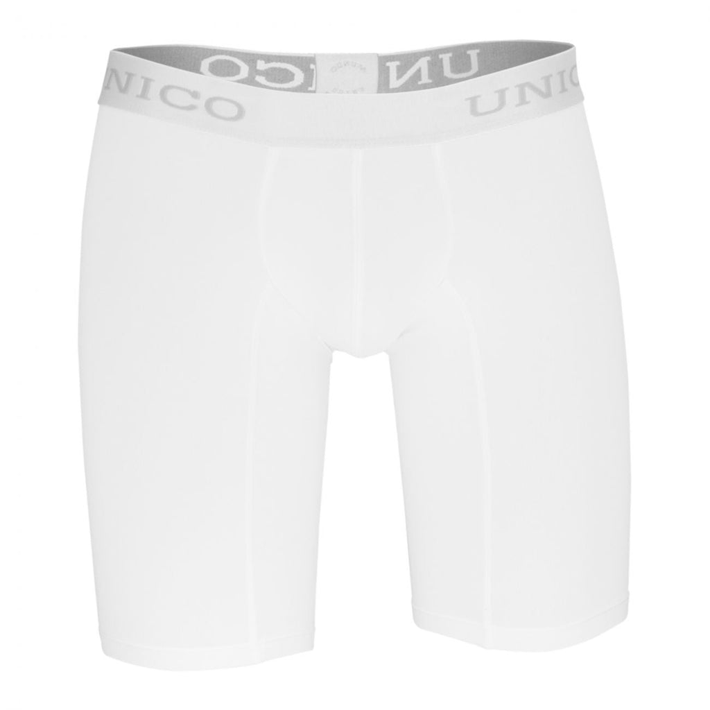 Mundo Unico Men's Underwear 1200100300 (1212010030300) Boxer Briefs Cristalino Microfiber Color White