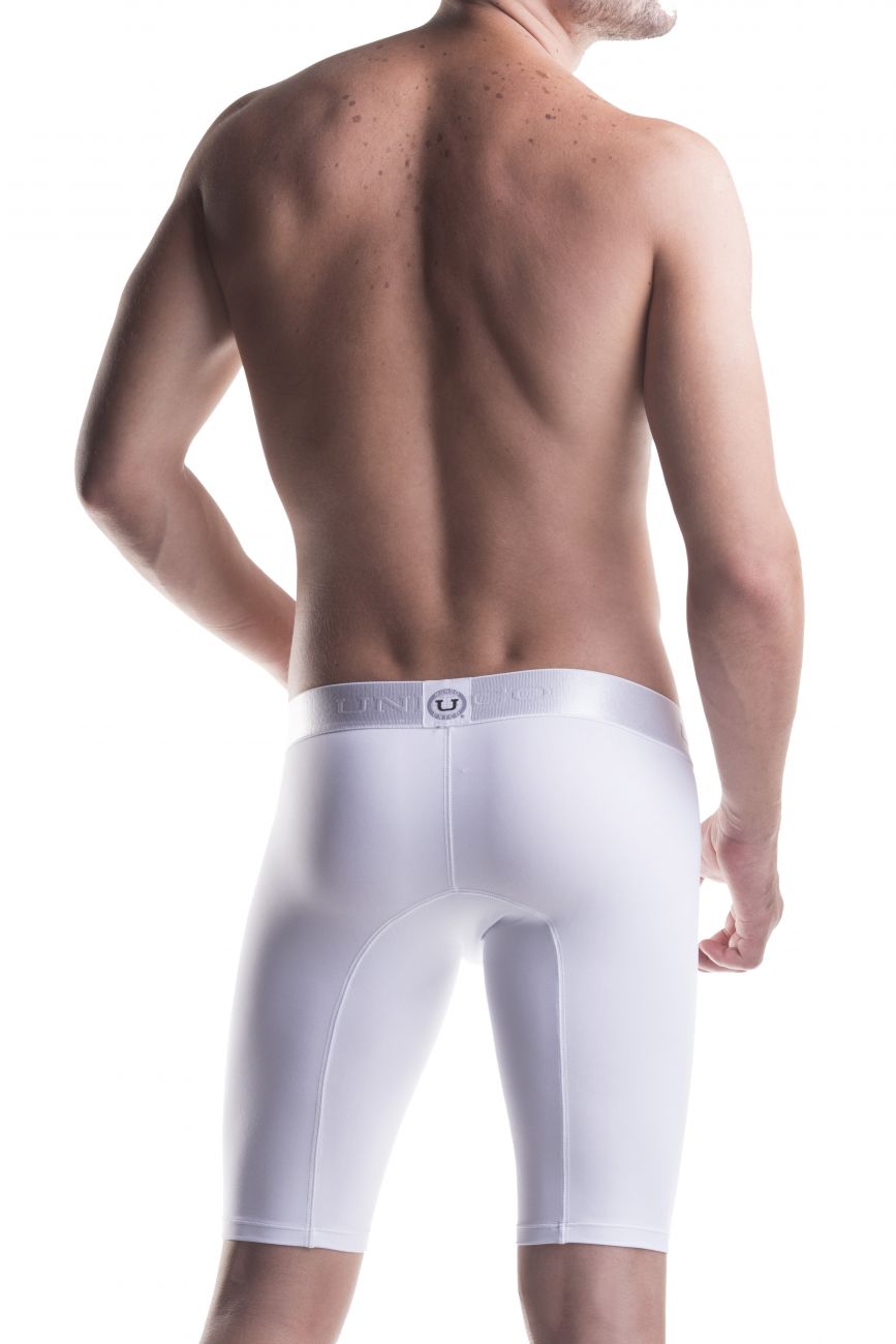Mundo Unico Men's Underwear 1200100300 (1212010030300) Boxer Briefs Cristalino Microfiber Color White