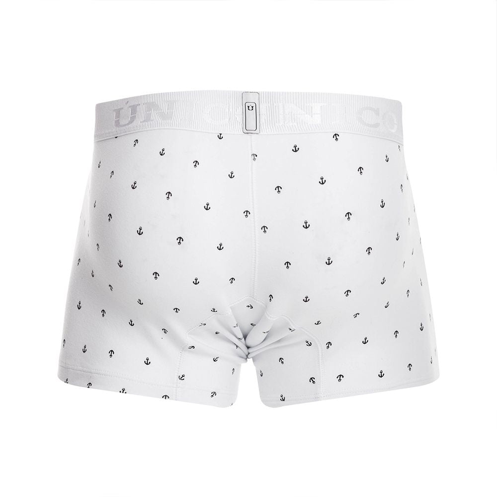 Mundo Unico Men's Underwear 22110100101 Naviero Trunks Color 29-White