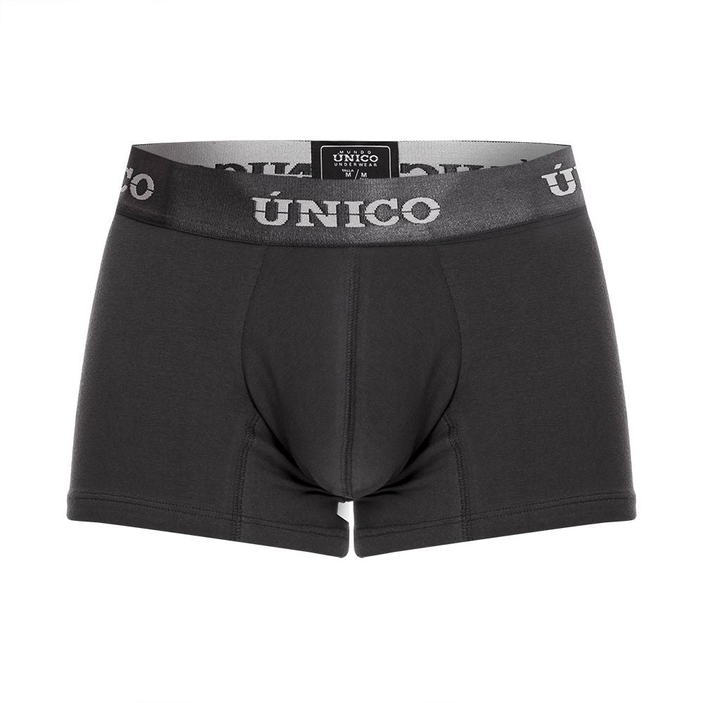 Mundo Unico Men's Underwear 22120100104 Asfalto A22 Trunks Color 96-Dark Gray