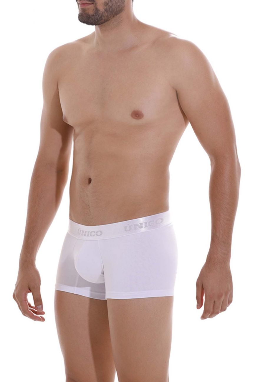 Mundo Unico Men's Underwear 22120100105 Cristalino M22 Trunks Color 00-White