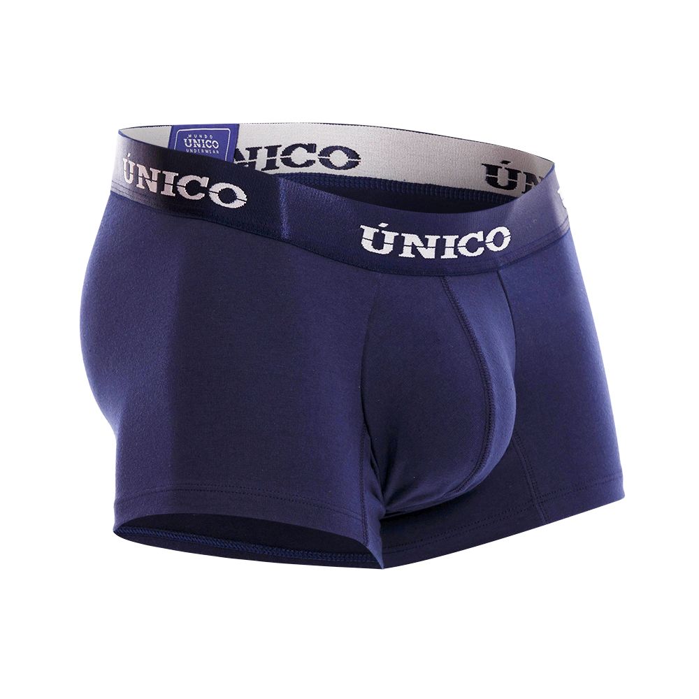 Mundo Unico Men's Underwear 22120100106 Profundo M22 Trunks Color 82-Dark Blue
