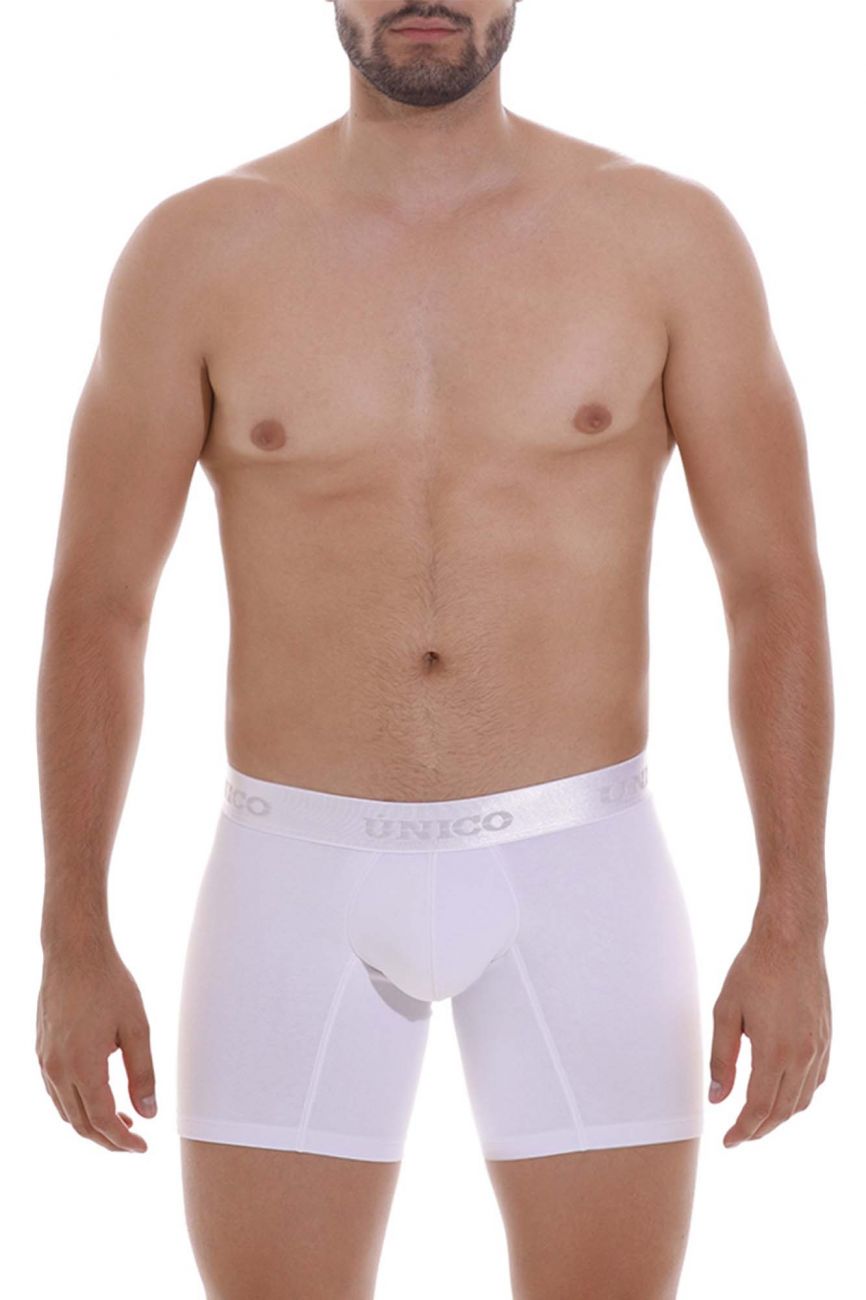 Mundo Unico Men's Underwear 22120100201 Cristalino A22 Boxer Briefs Color 00-White