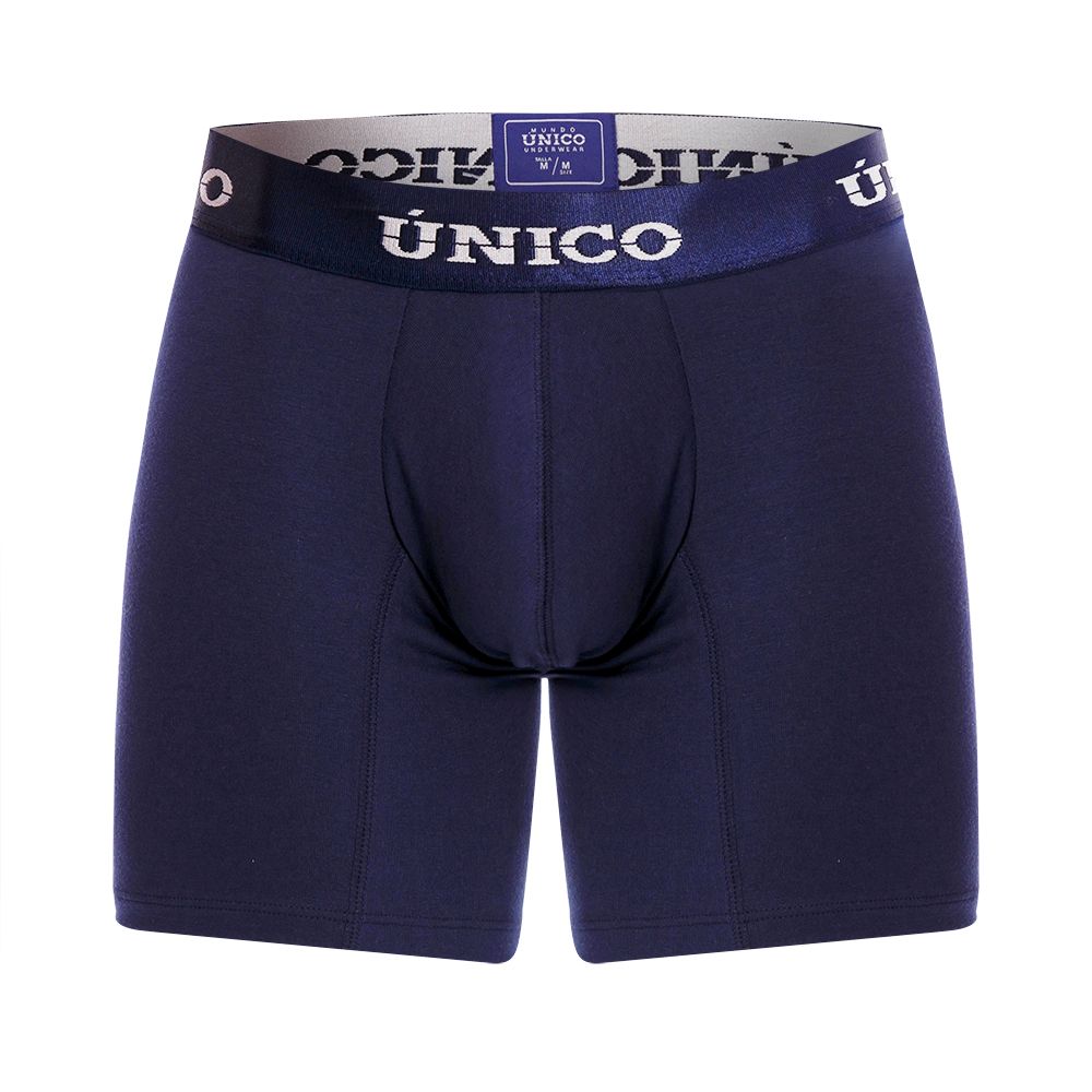 Mundo Unico Men's Underwear 22120100202 Profundo A22 Boxer Briefs Color 82-Dark Blue