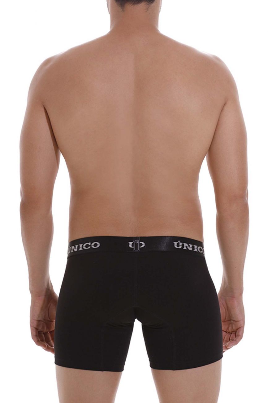 Mundo Unico Men's Underwear 22120100203 Intenso A22 Boxer Briefs Color 99-Black