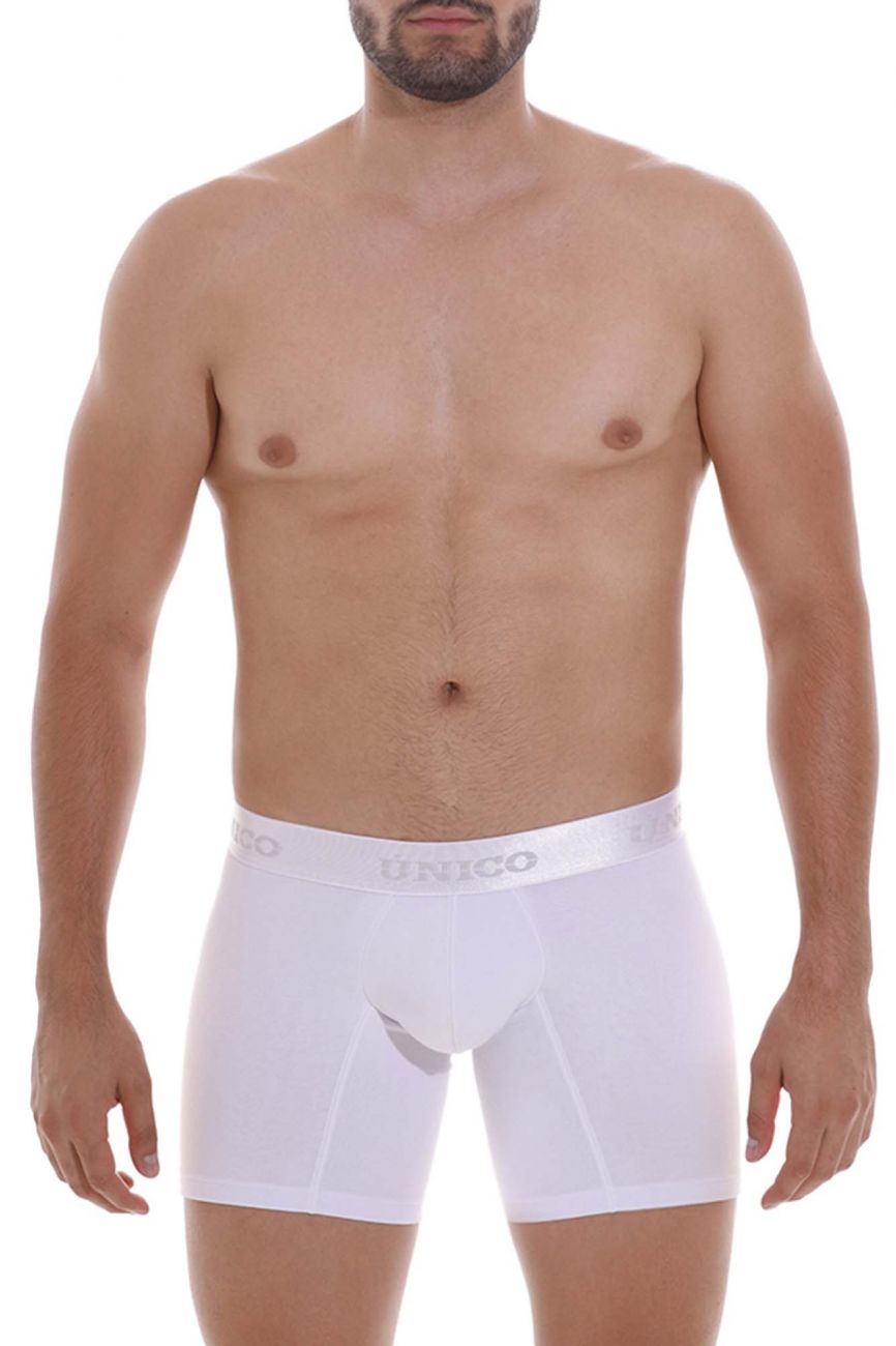 Mundo Unico Men's Underwear 22120100205 Cristalino M22 Boxer Briefs Color 00-White
