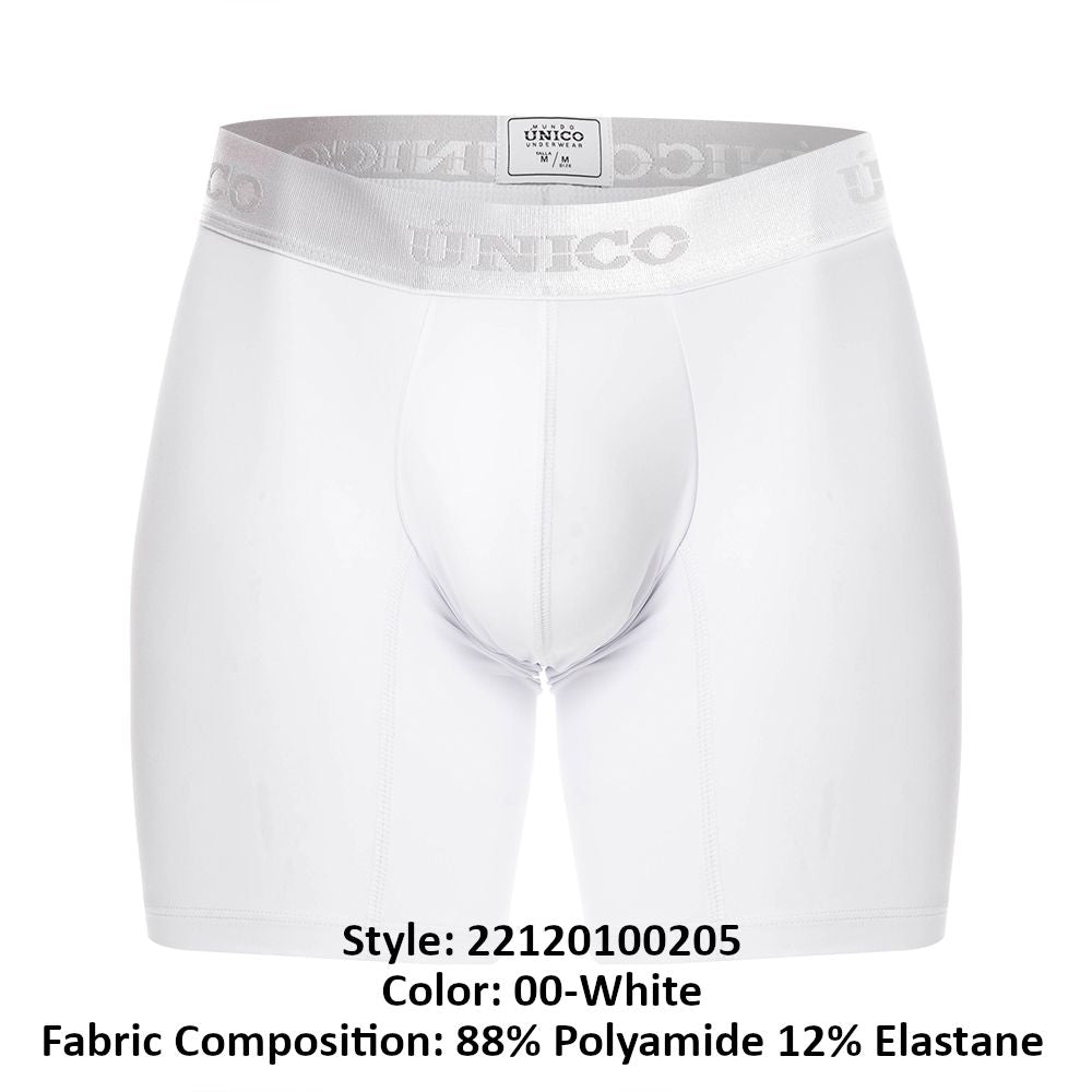 Mundo Unico Men's Underwear 22120100205 Cristalino M22 Boxer Briefs Color 00-White