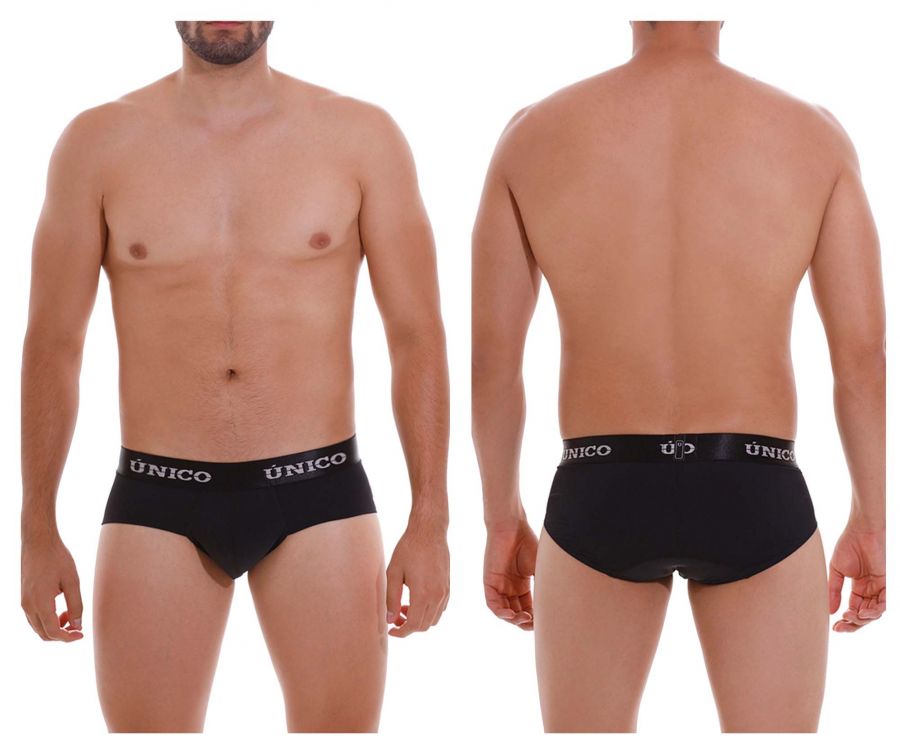 Mundo Unico Men's Underwear 22120201103 Intenso A22 Briefs Color 99-Black
