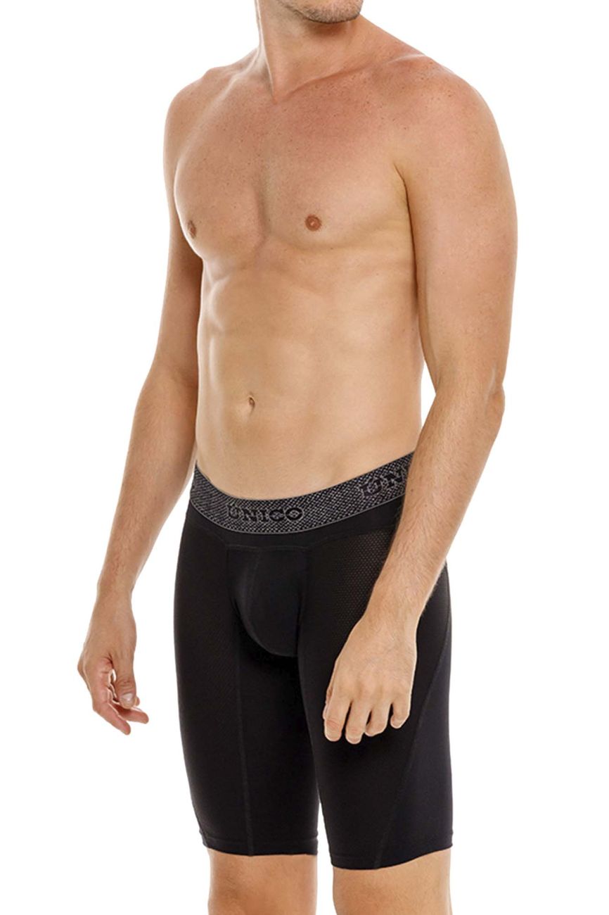 Mundo Unico Men's Underwear 24080100322 Ardid Boxer Briefs Color 99-Black