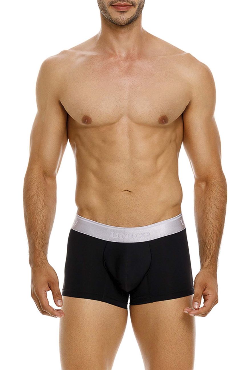 Mundo Unico Men's Underwear 24110100109 Argento Trunks Color 99-Black