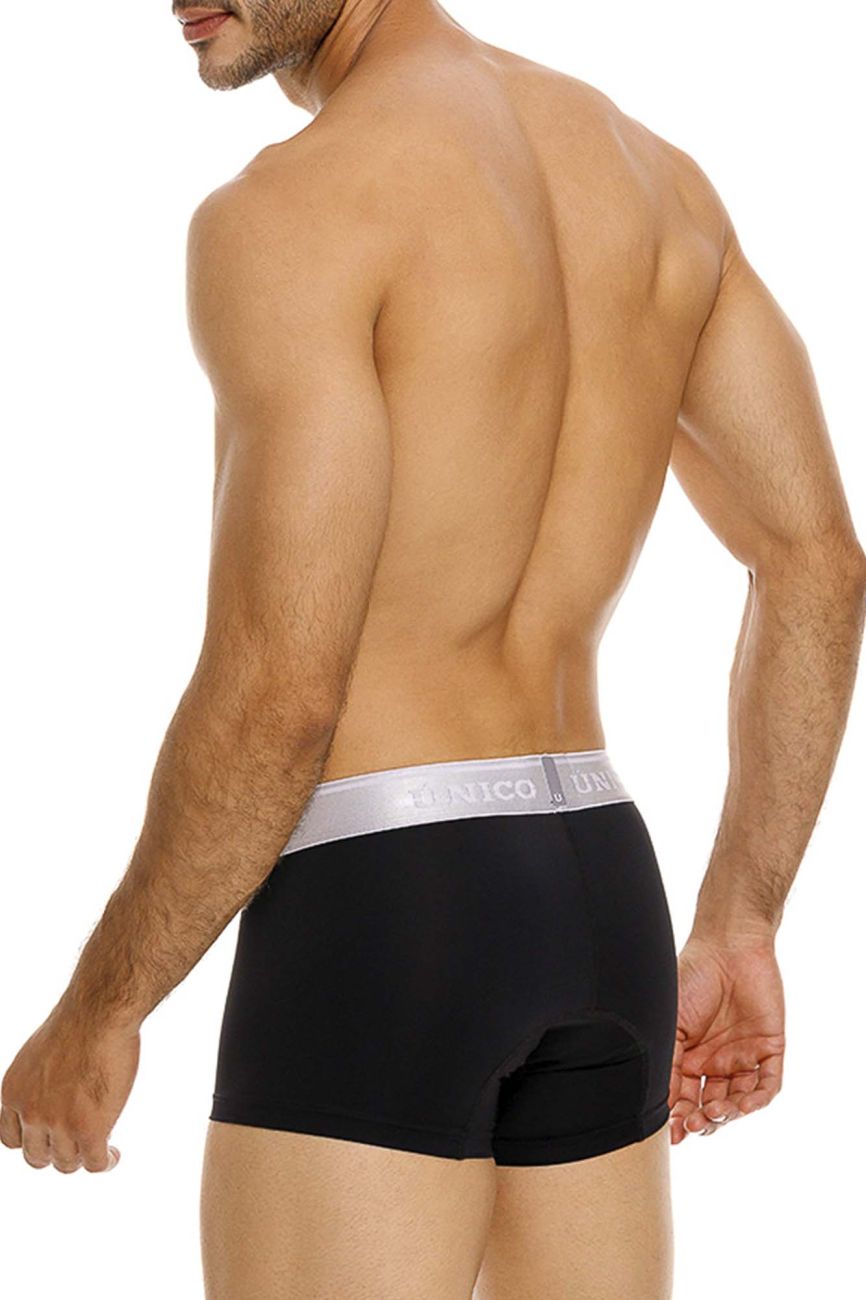Mundo Unico Men's Underwear 24110100109 Argento Trunks Color 99-Black