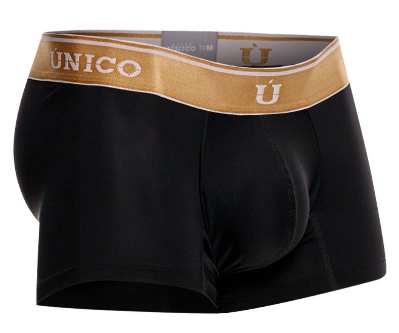 Mundo Unico Men's Underwear 24110100110 Lingote Trunks Color 99-Black