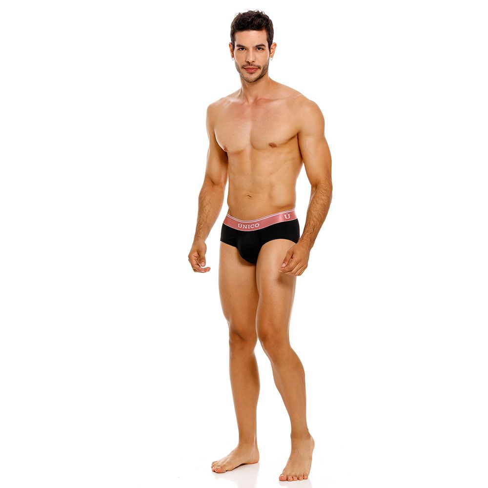 Mundo Unico Men's Underwear 24110101108 Oro Rosa Briefs Color 99-Black