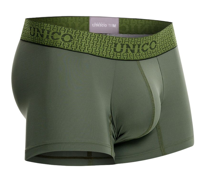 Mundo Unico Men's Underwear 25020100105 Glauco Trunks Color 43-Green