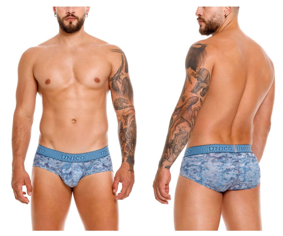 Mundo Unico Men's Underwear 25020101111 Ostion Briefs Color 46-Blue