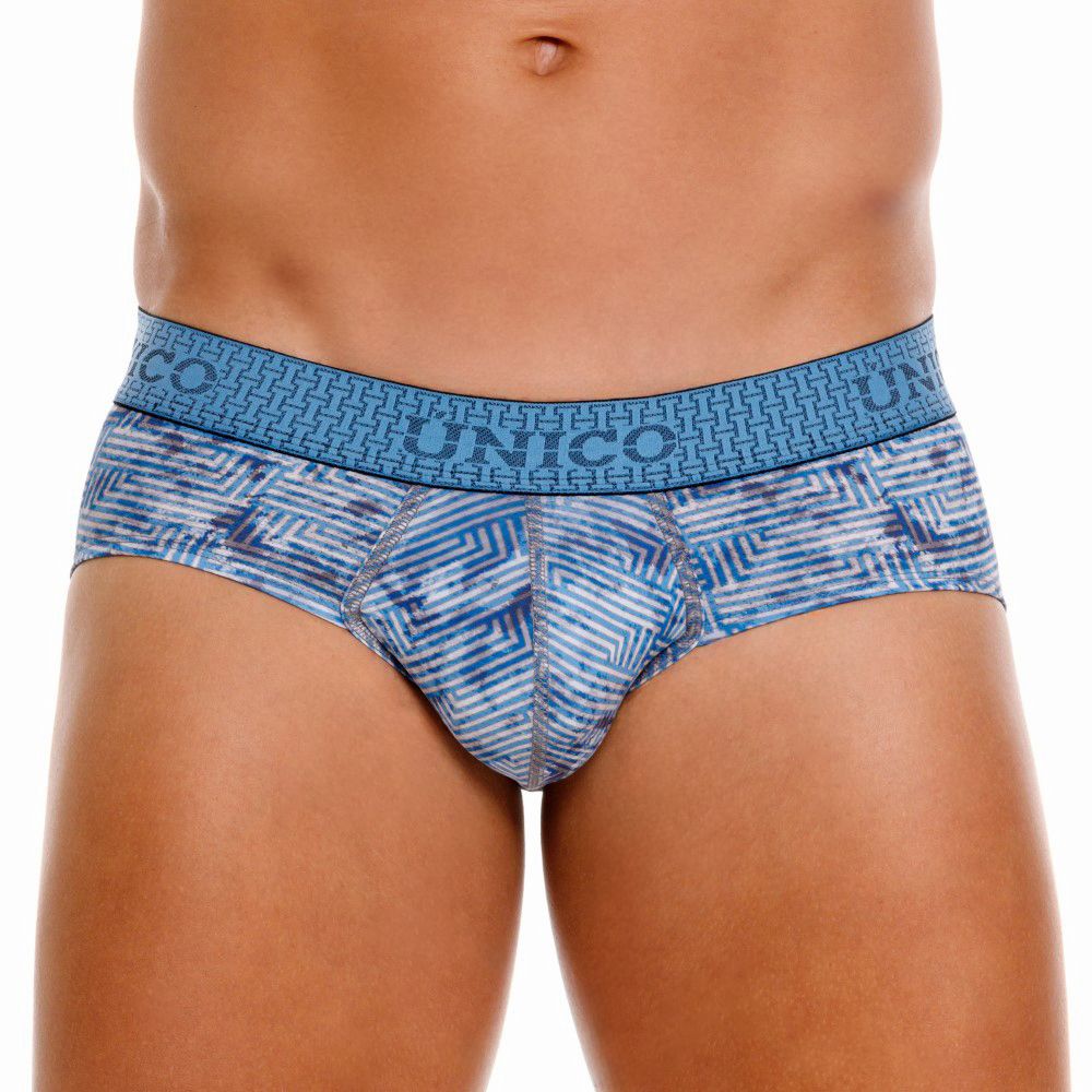 Mundo Unico Men's Underwear 25020101111 Ostion Briefs Color 46-Blue