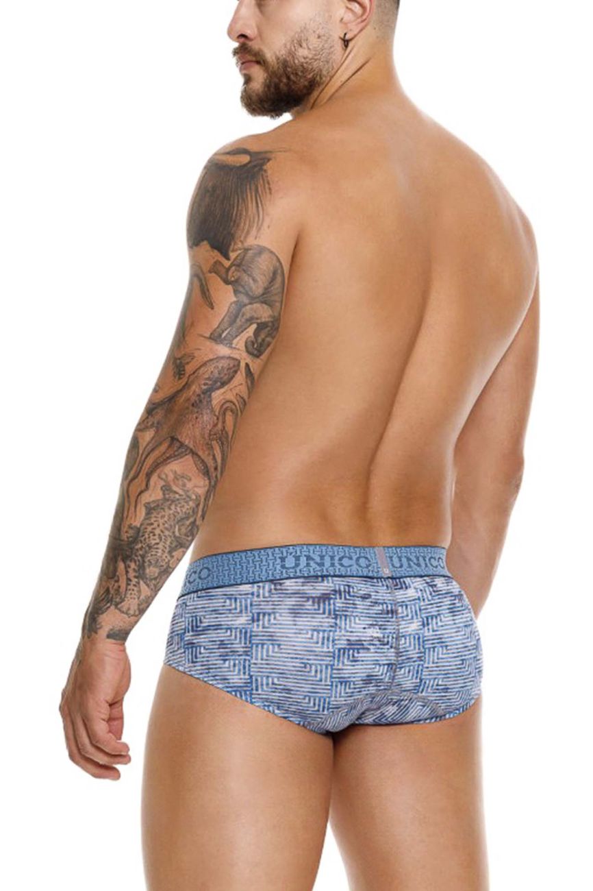 Mundo Unico Men's Underwear 25020101111 Ostion Briefs Color 46-Blue