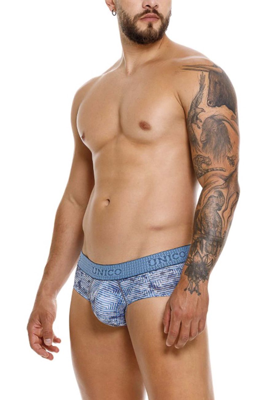 Mundo Unico Men's Underwear 25020101111 Ostion Briefs Color 46-Blue