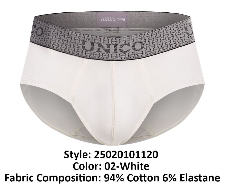 Mundo Unico Men's Underwear 25020101120 Marfil Briefs Color 02-White