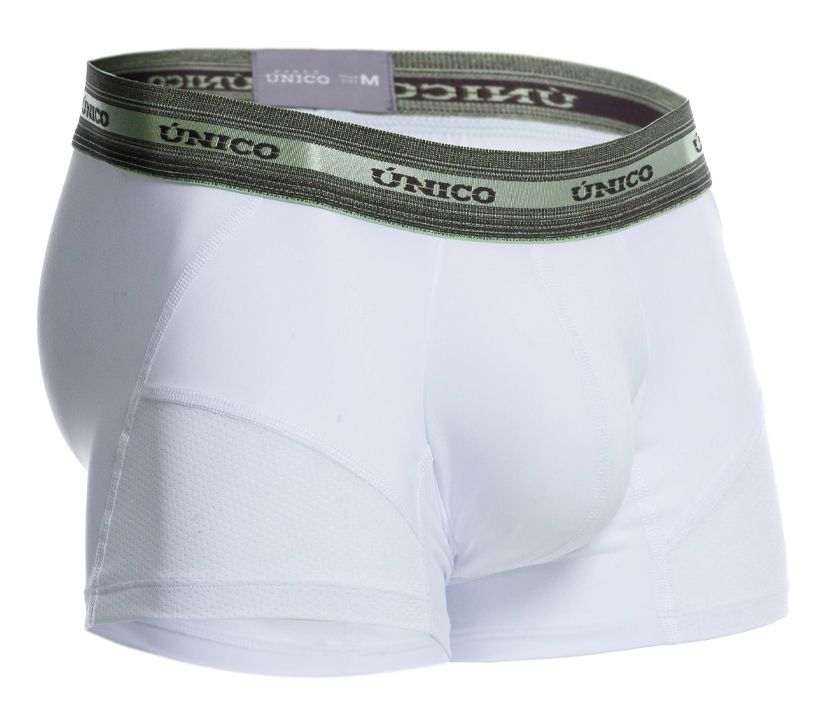 Mundo Unico Men's Underwear 25040100122 Sensacion Trunks Color 00-White
