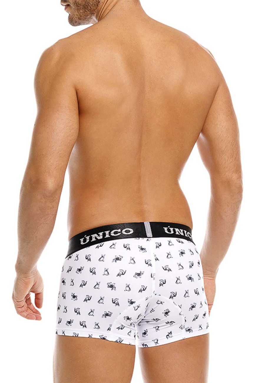 Mundo Unico Men's Underwear 25040100130 Frenchis Trunks Color 00-White