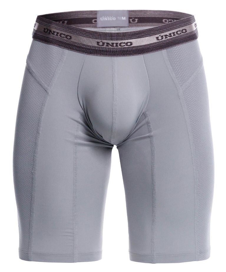 Mundo Unico Men's Underwear 25040100323 Albaricoque Boxer Briefs Color 59-Gray