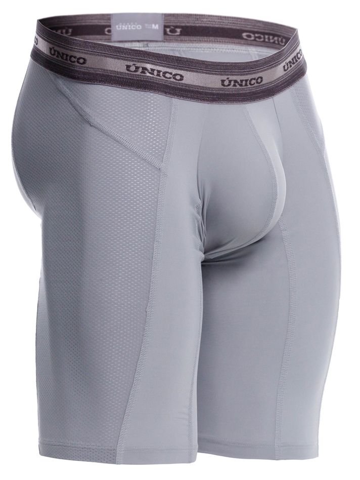 Mundo Unico Men's Underwear 25040100323 Albaricoque Boxer Briefs Color 59-Gray