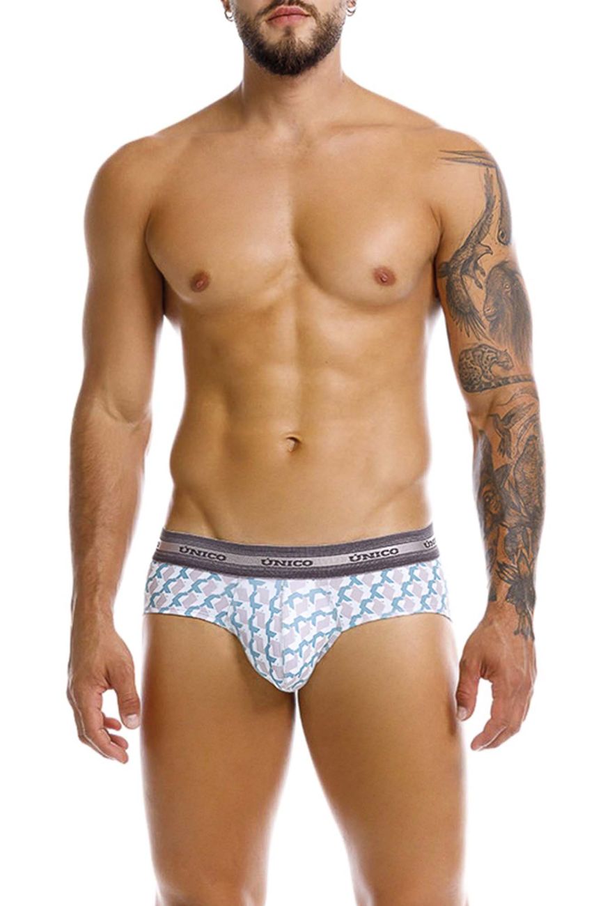 Mundo Unico Men's Underwear 25040101115 Caterva Briefs Color 43-Printed