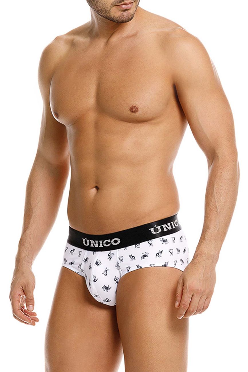 Mundo Unico Men's Underwear 25040101130 Frenchis Briefs Color 00-White
