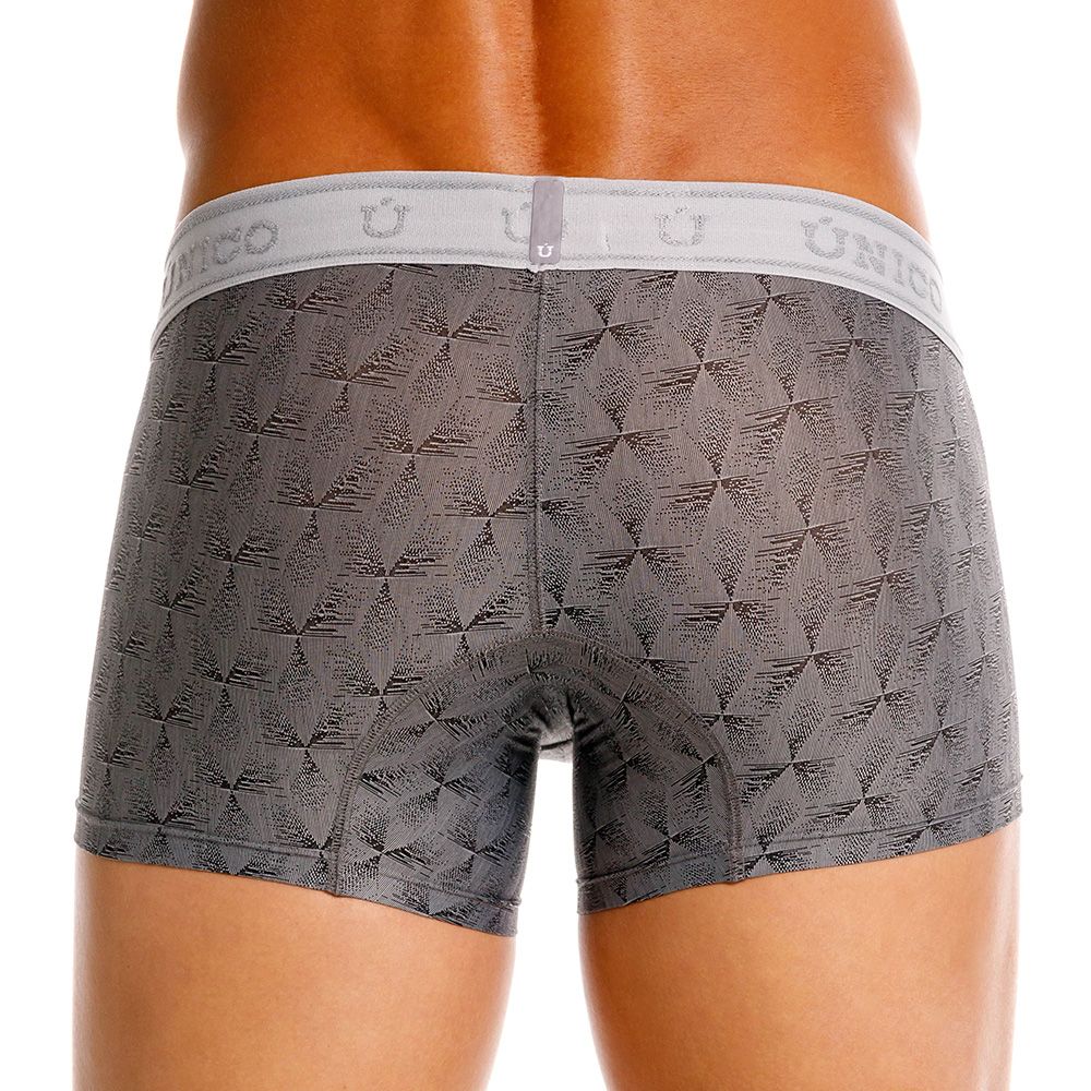 Mundo Unico Men's Underwear 25050100103 Chisell Trunks Color 59-Gray