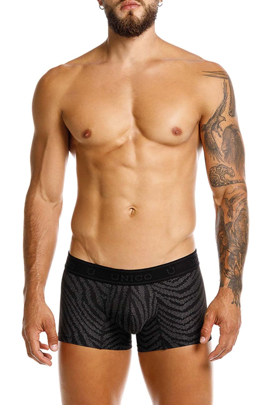 Mundo Unico Men's Underwear 25050100104 Zelmur Trunks Color 99-Black