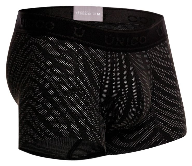 Mundo Unico Men's Underwear 25050100104 Zelmur Trunks Color 99-Black
