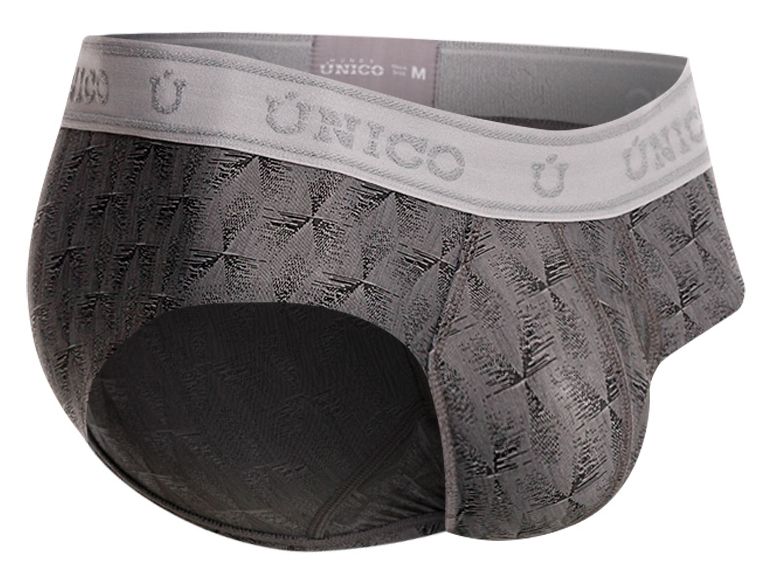Mundo Unico Men's Underwear 25050101103 Chisell Briefs Color 59-Gray