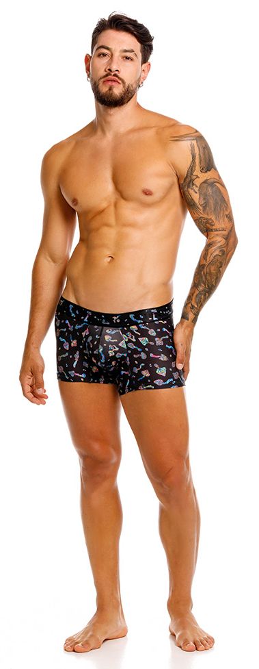 Mundo Unico Men's Underwear 25060100103 Hongos Trunks Color 99-Black