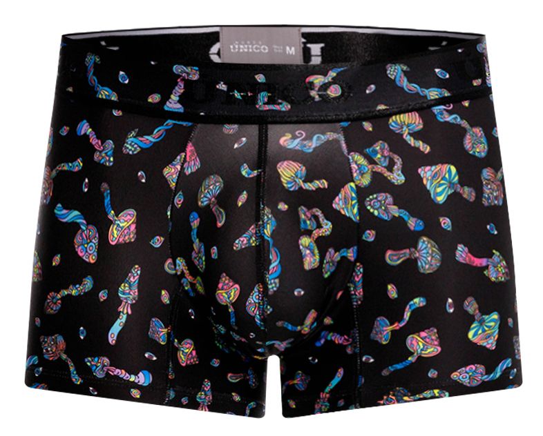 Mundo Unico Men's Underwear 25060100103 Hongos Trunks Color 99-Black