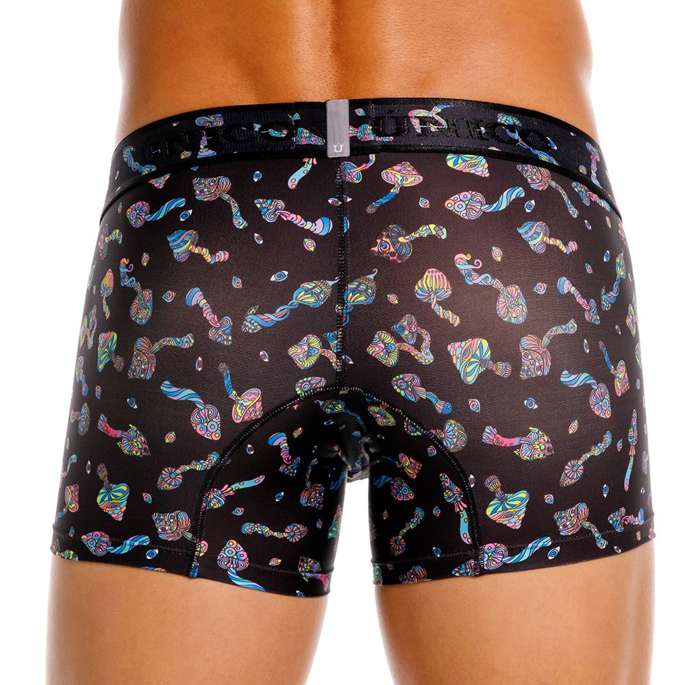 Mundo Unico Men's Underwear 25060100103 Hongos Trunks Color 99-Black