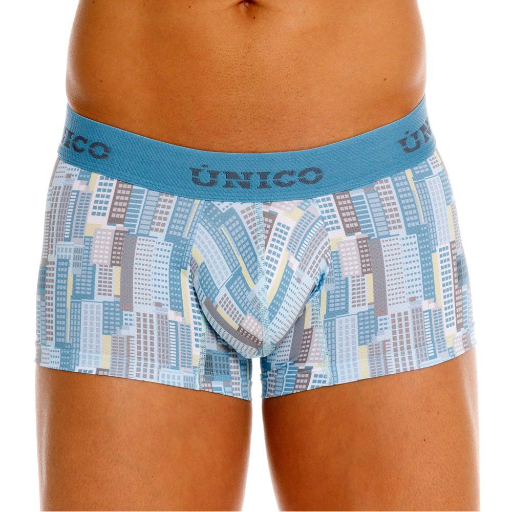 Mundo Unico Men's Underwear 26020100103 Ocarina Trunks Color 46-Blue