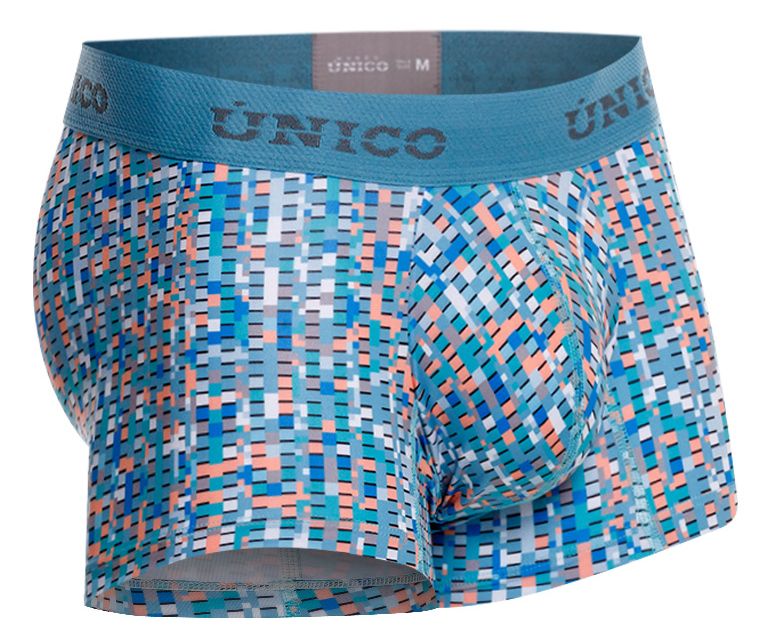 Mundo Unico Men's Underwear 26020100112 Lignina Trunks Color 46-Blue