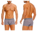 Mundo Unico Men's Underwear 26020100114 Suede Trunks Color 59-Gray