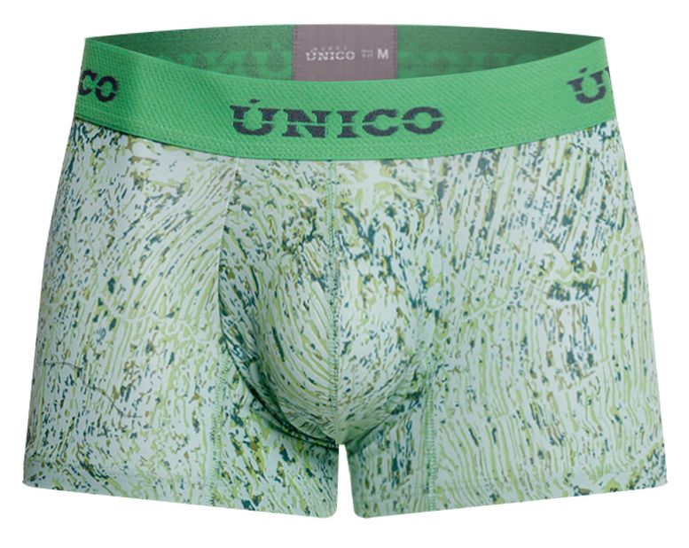 Mundo Unico Men's Underwear 26020100115 Hunos Trunks Color 43-Green