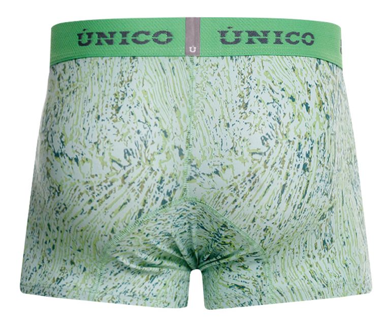 Mundo Unico Men's Underwear 26020100115 Hunos Trunks Color 43-Green