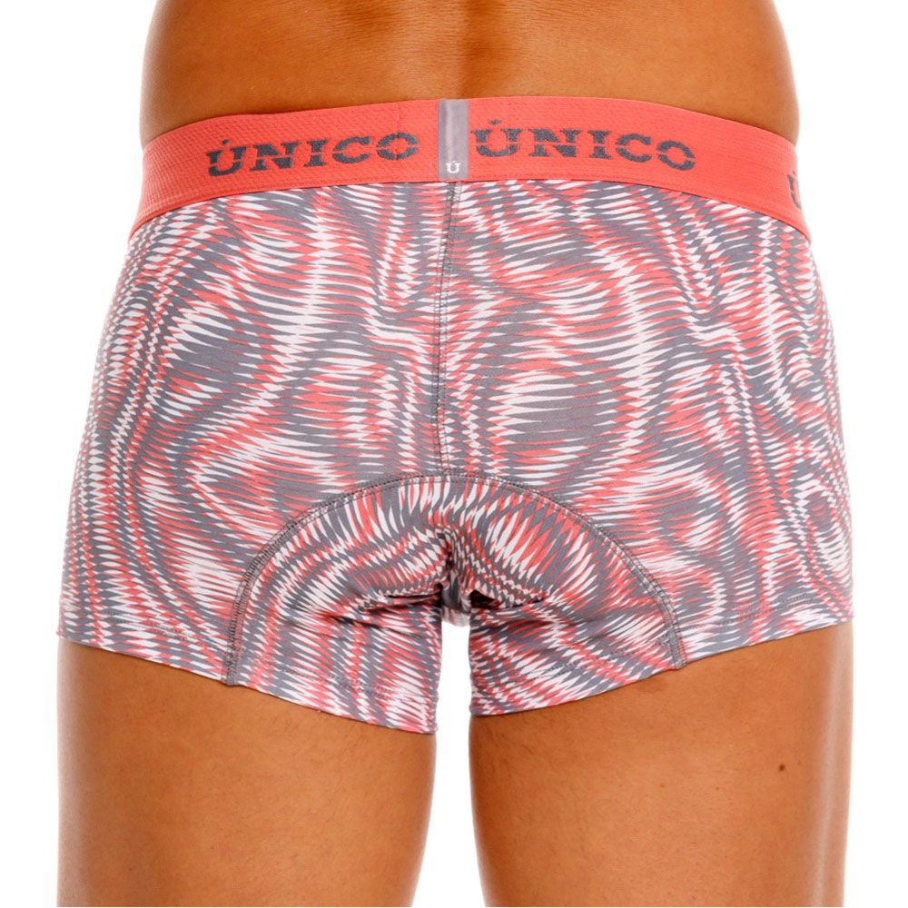 Mundo Unico Men's Underwear 26020100116 Acanalado Trunks Color 22-Pink