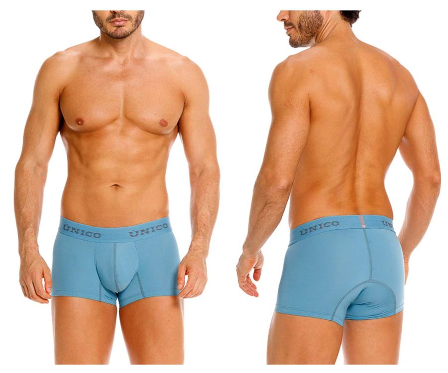 Mundo Unico Men's Underwear 26020100118 Ventisca Trunks Color 46-Blue