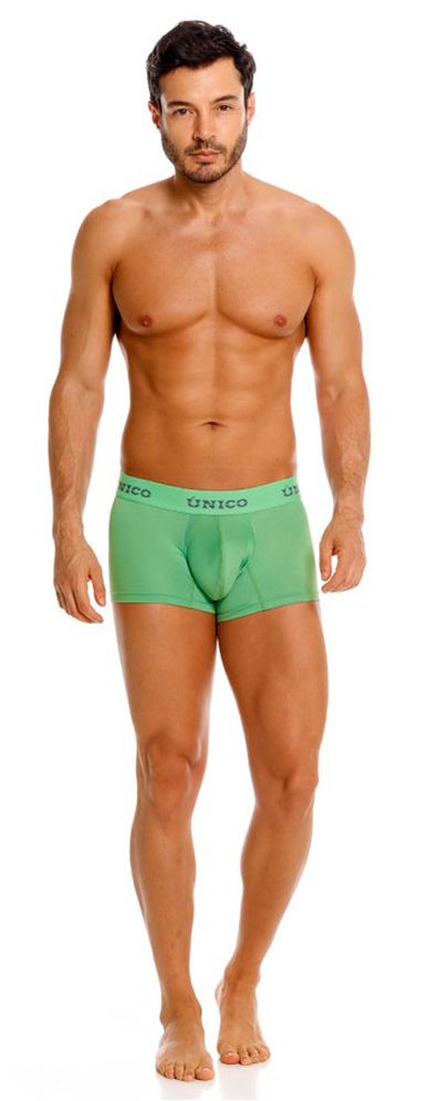 Mundo Unico Men's Underwear 26020100119 Frog Trunks Color 43-Green
