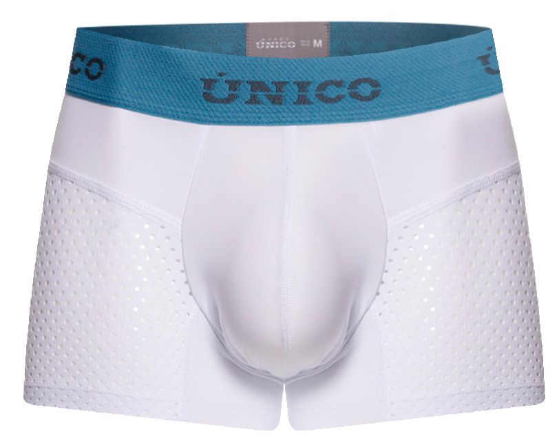 Mundo Unico Men's Underwear 26020100122 Sedoso Trunks Color 00-White