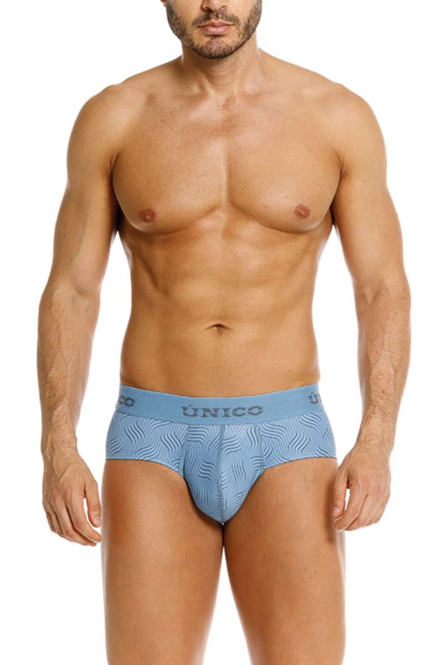 Mundo Unico Men's Underwear 26020101111 Lenoso Briefs Color 46-Blue